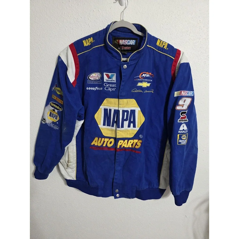 JR Motorsports NAPA Jacket Mens 3XL Blue NASCAR Chase Elliott JH Design Group